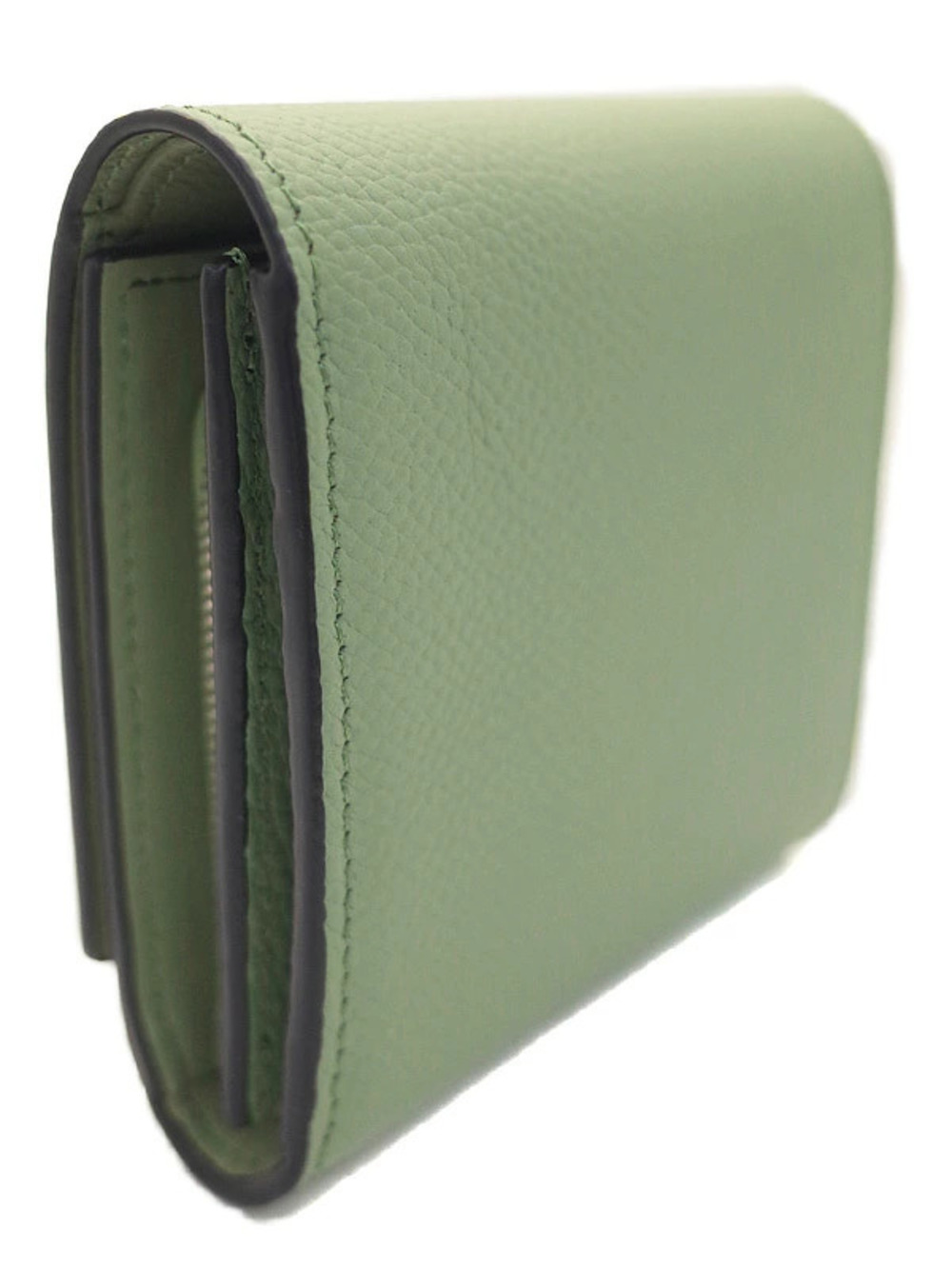 Loewe fold Bi Compact Wallet Anagram Flap Short Black